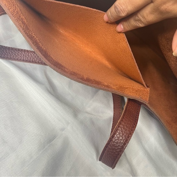 Vince Camuto Brown and Black Laptop Bag with Structured Design - Picture 6 of 6